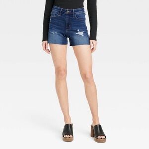 Universal Thread - Hi Rise Midi - Stretch - Jean Shorts